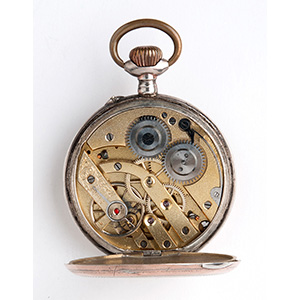 Solid 800 ‰ pocket watch; ; the ... 