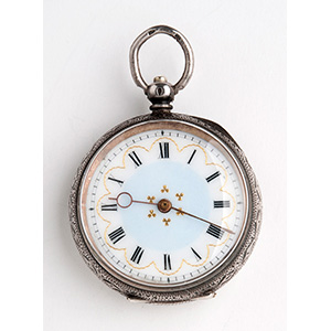 Solid  935‰ Silver pocket watch; ; the ... 