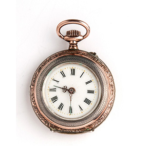 Solid  800‰ Silver Liberty pocket watch; ; ... 