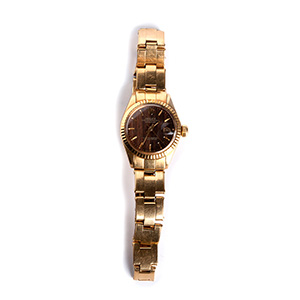 an 18K gold Ladies Wristwatch, by  ROLEX ... 