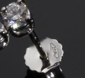 A Match Stick Diamond Earring; ; ... 