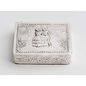 Silver Snuff box,  GERMANY early 20th ... 