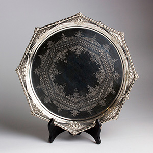 Victorian Octagonal Silver Plated ... 
