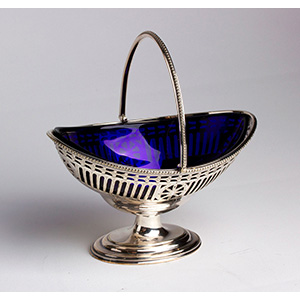 Victorian Silver Plated Basket ... 