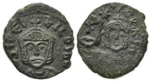Theophilus (829-842). Æ 40 Nummi (18mm, ... 