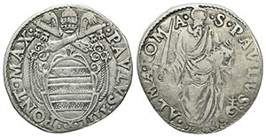 Italy, Papal States. Rome, Paolo IV ... 