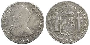 Bolivia, Carlos III (1759-1788). AR 4 Reales ... 