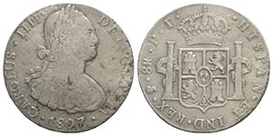 Bolivia, Carlos III (1759-1788). AR 8 Reales ... 