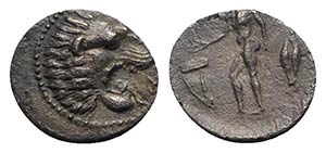 Sicily, Leontinoi, c. 450-440 BC. AR Litra ... 