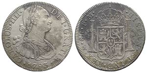 Mexico, Carlos IV (1788-1808). AR 8 Reales ... 