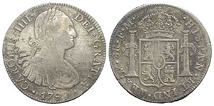 Mexico, Carlos IV (1788-1808). AR 8 Reales ... 
