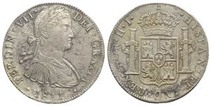 Mexico, Ferdinando VII (1808-1833). AR 8 ... 