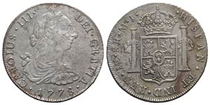 Perù, Carlos III (1759-1788). AR 8 Reales ... 