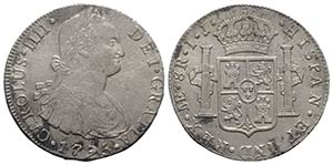 Perù, Carlos IV (1788-1808). AR 8 Reales ... 