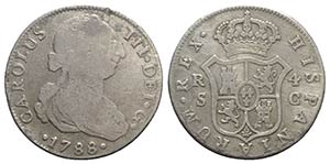 Spain, Carlos III (1759-1788). AR 4 Reales ... 