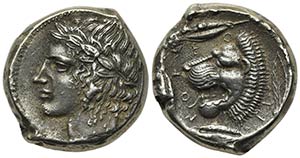 Sicily, Leontinoi, c. 430-425 BC. Fake ... 