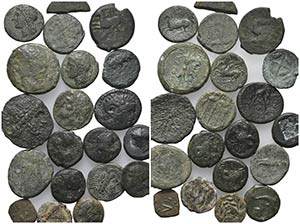 Lot of 20 Greek and Medieval Æ coins, to be ... 