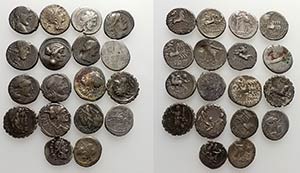 Lot of 18 Roman Republican AR coins, to be ... 