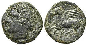 Sicily, Panormos as Ziz, c. 336-330 BC. Æ ... 