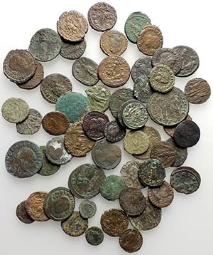 Lot of 56 Roman Imperial Æ coins, to be ... 