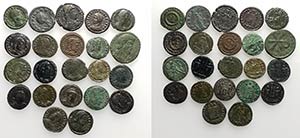 Lot of 22 Roman Imperial Æ coins, to be ... 