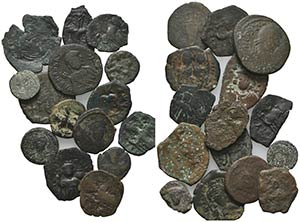 Lot of 30 Byzantine Æ coins, to be catalog. ... 
