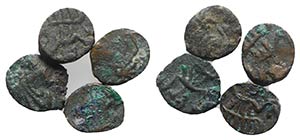 Vandals, lot of 4 Æ coins, to be catalog. ... 