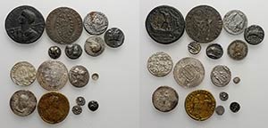 Lot of 15 AR and Æ Replicas/Fake coins for ... 