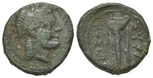Sicily, Syracuse, c. 310-305 BC. Æ (14mm, ... 