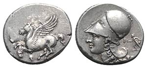 Corinth, c. 375-300 BC. AR Stater (21mm, ... 