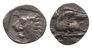 Troas, Assos, 5th century BC. AR Obol (7mm, ... 