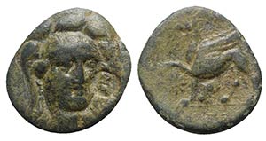 Troas, Assos, c. 4th-3rd century BC. Æ ... 