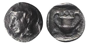 Lesbos, Methymna, c. 450-379 BC. AR Obol ... 