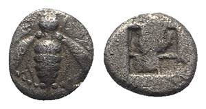 Ionia, Ephesos, c. 500-420 BC. AR Diobol ... 