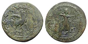 Ionia, Ephesos, c. 50-27 BC. Æ (25mm, ... 