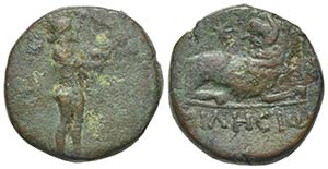 Ionia, Miletos, c. 200 BC. Æ (18mm, 5.24g, ... 