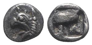 Ionia, Phokaia, c. 521-478 BC. AR Obol (7mm, ... 