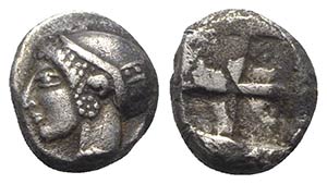 Ionia, Phokaia, c. 510-494 BC. AR Diobol ... 