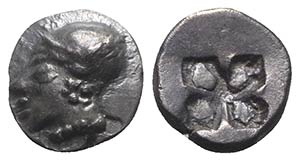 Ionia, Phokaia, c. 510-494 BC. AR Diobol ... 