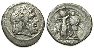 L series, Luceria, 211-208 BC. AR ... 
