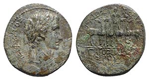 Augustus (27 BC-AD 14). Phrygia, Apamea. Æ ... 