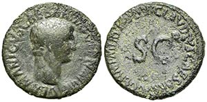 Germanicus (died AD 19). Æ As (29mm, ... 