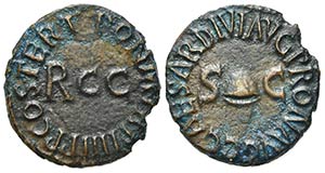 Gaius (Caligula, 37-41). Æ Quadrans (16mm, ... 