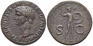 Claudius (41-54). Æ As (28mm, 9.31g, 6h). ... 