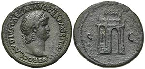 Nero (54-68). Æ Sestertius (35mm, 21.34g, ... 
