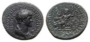 Nero (54-68). Phrygia, Acmoneia. Æ (20mm, ... 