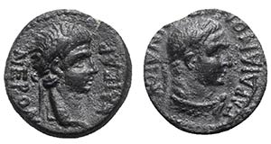 Nero (54-68). Lydia, Sardes. Æ (15mm, ... 