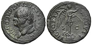Vespasian (69-79). Æ As (28mm, 10.07g, 6h). ... 