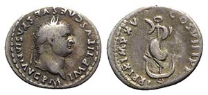 Titus (79-81). AR Denarius (19mm, 3.33g, ... 