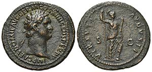 Domitian (81-96). Æ As (31mm, 9.90g, 6h). ... 